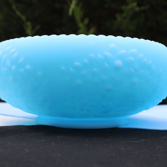Fenton Satin Blue Bowl - Picture 7 of 8